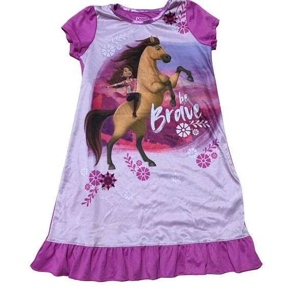 Dreamworks Pajamas Spirit Purple Short Sleeve Nightgown Sleep